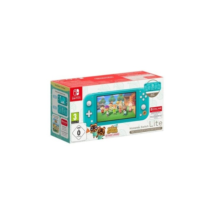 consola nintendo switch lite turq+animal incluye juego animal crossing new horizons