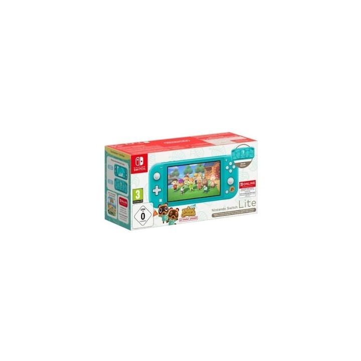 consola nintendo switch lite turq+animal incluye juego animal crossing new horizons