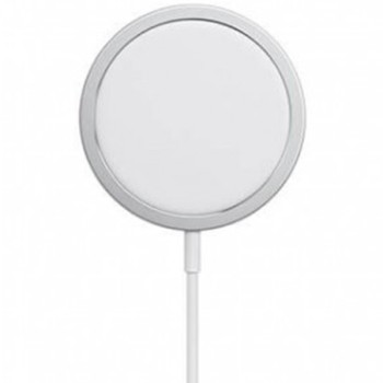 apple cargador apple magsafe 20w usb tipo c carga rapida inalambrica    blanco