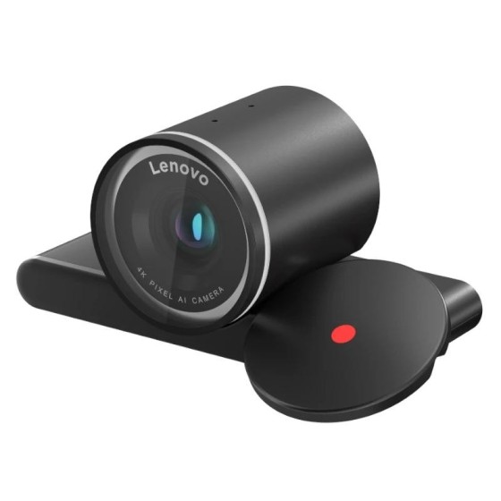 lenovo webcam 8 mp 4k ultra hd usb c negra