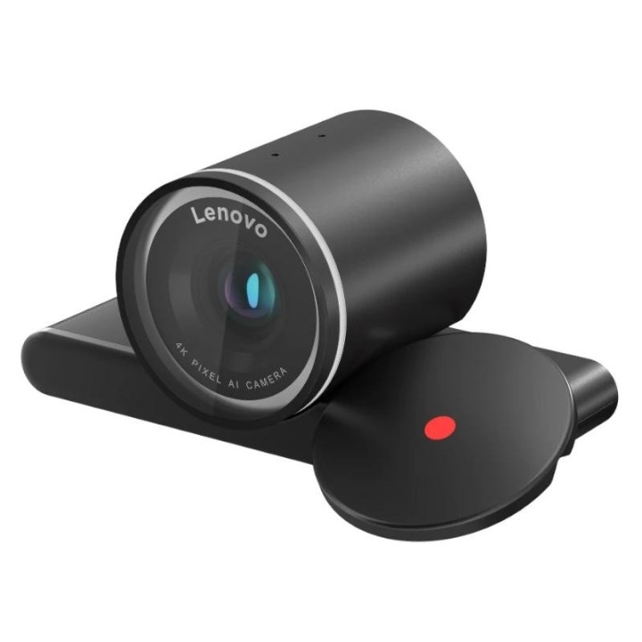 lenovo webcam 8 mp 4k ultra hd usb c negra