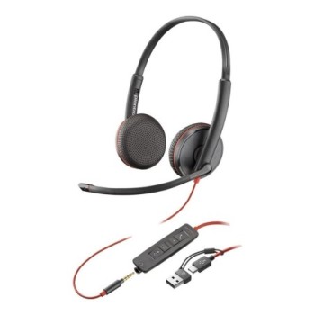 poly auriculares poly blackwire 3225 negro