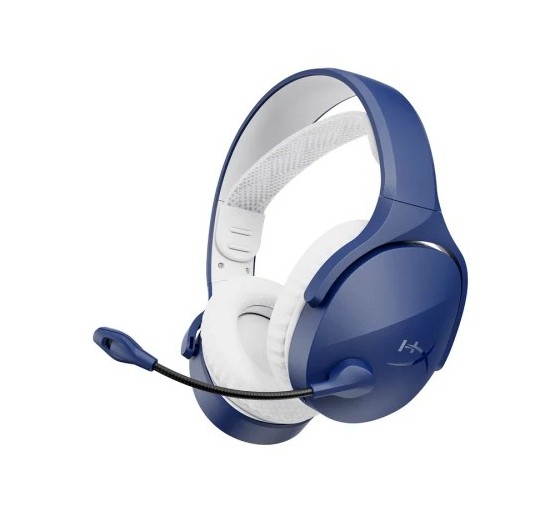 hyperx hp hyperx cloud jet  auriculares gaming inalambricos  azul claro