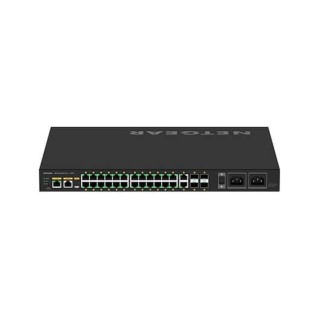 hub switch 24 ptos netgear gsm4230up 100eu 24xpoe   gigabit 4xsfp rackeable gestionado