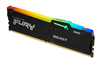 kingston memoria kingston 16gb 6400mt/s ddr5 cl32Â  fury beast rgb expo   kf564c32bbea 16