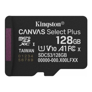 kingston tarjeta memoria micro secure digital sdxc 128gb kingston canvas select plus clase 10 uhs