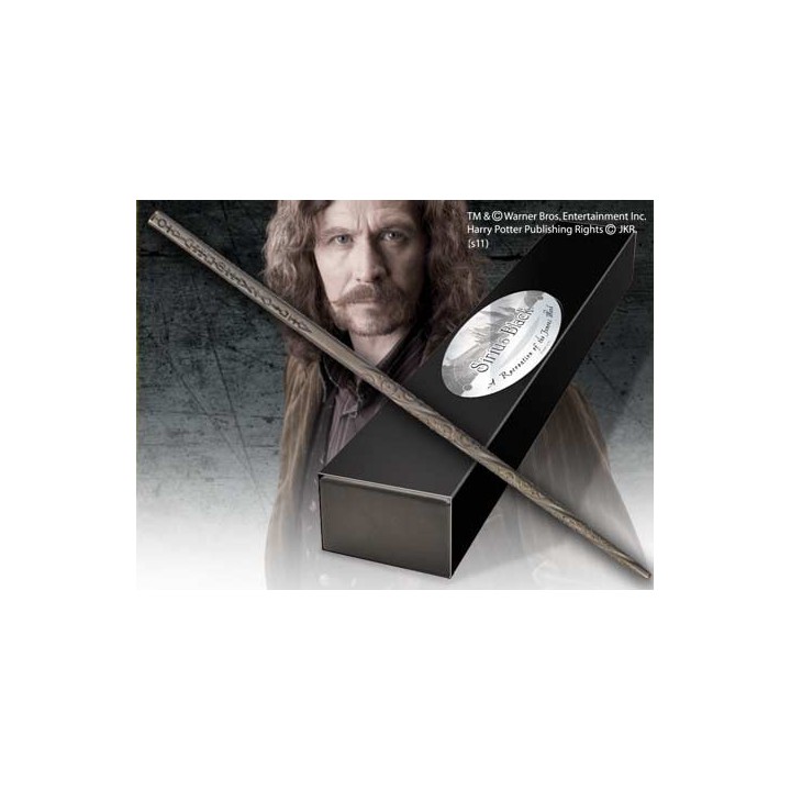 the noble collection replica the noble collection harry potter sirius black varita con caja y placa
