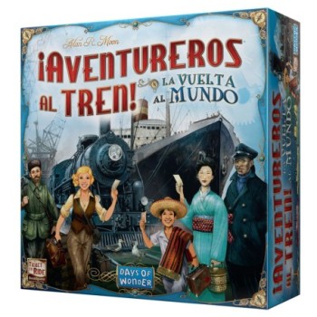 juegos juego de mesa aventureros al tren la vuelta al mundo pegi 8