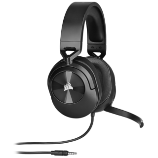 corsair corsair hs55 stereo auriculares alambrico de mano juego carbono