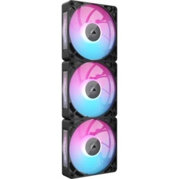 corsair ventilador caja corsair rx rgb max series, icue link rx120 rgb max, 120mm rgb fan, triple fa