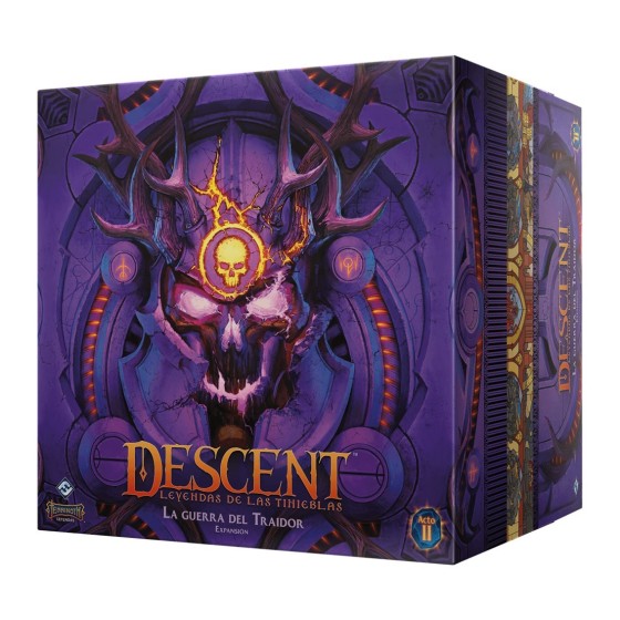 juegos juego de mesa descent  la guerra del traidor edad recomendada 14 anos