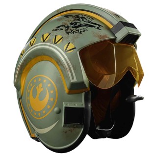 hasbro replica escala 1:1trapper wolf casco electronico  the mandalorian black series