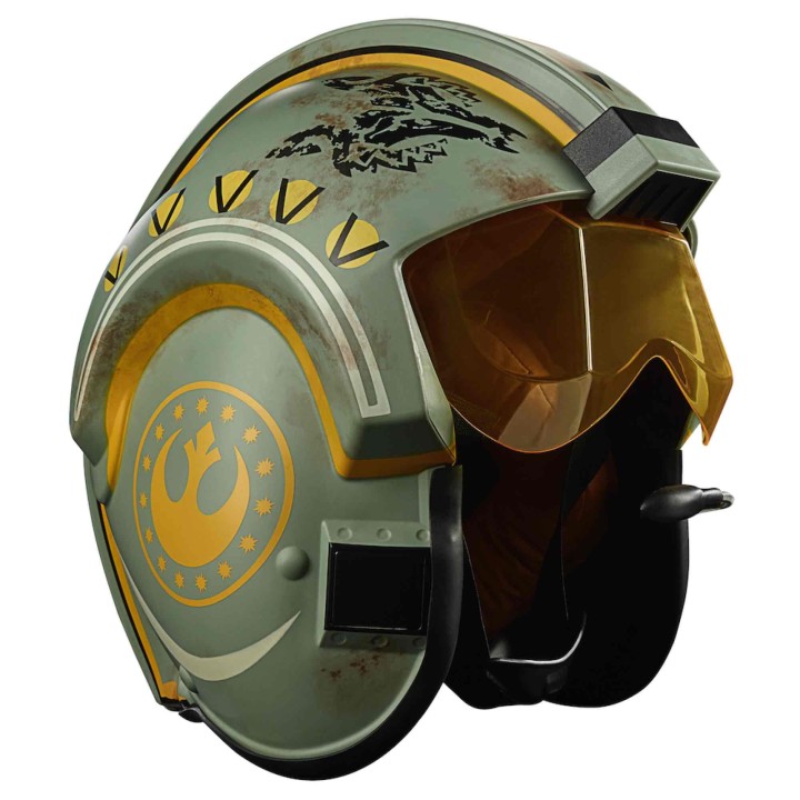 hasbro replica escala 1:1trapper wolf casco electronico  the mandalorian black series
