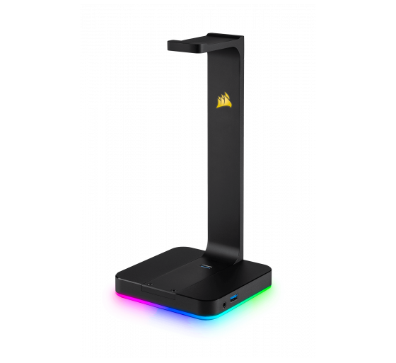 corsair corsair st100 rgb premium auriculares negro