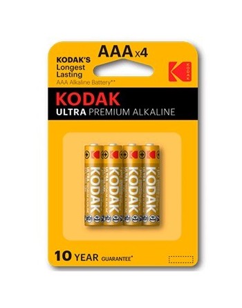 kodak blister pilas kodak alcalina ultra aaa lr3    blister 4 pilas