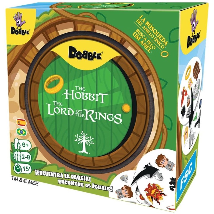 juegos juego de mesa dobble the lord of the rings