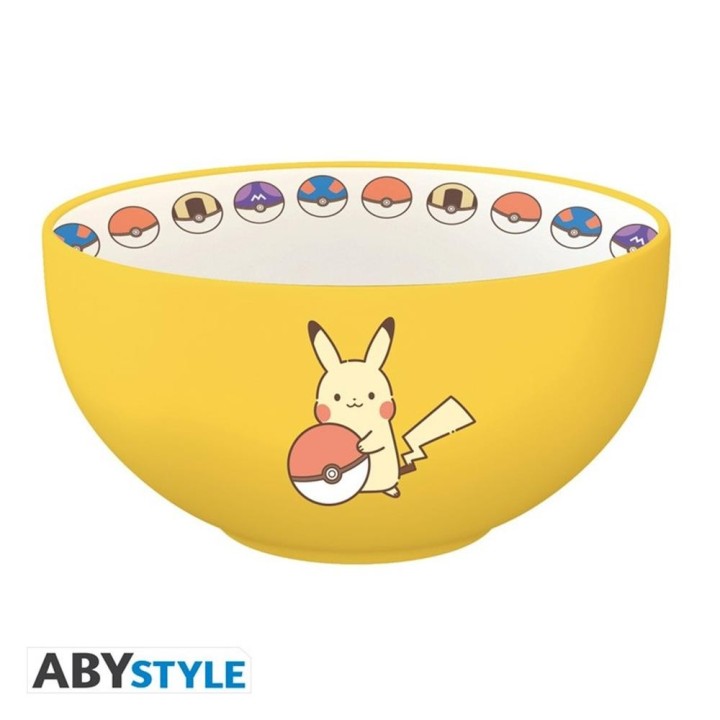 abystyle bowl abystyle pokemon pikachu electric type 600ml