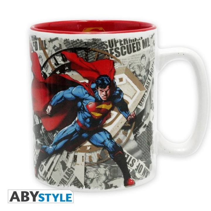 abystyle taza abystyle dc comics superman 460ml
