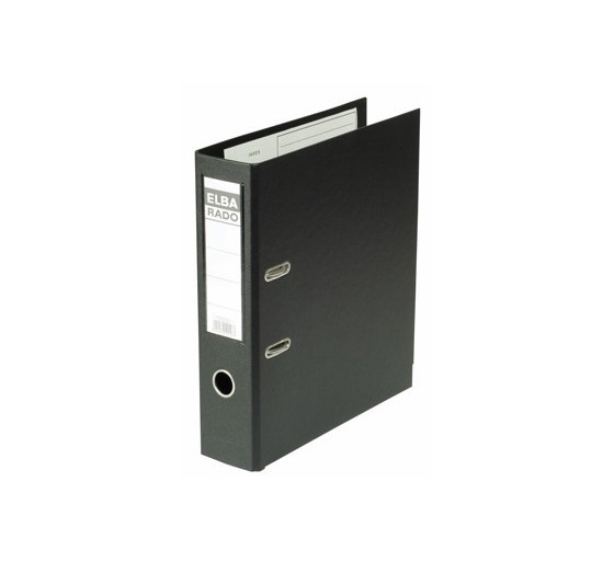 elba archivador palanca rado plast a4 ancho color negro elba 100022631  pack  20 unidades