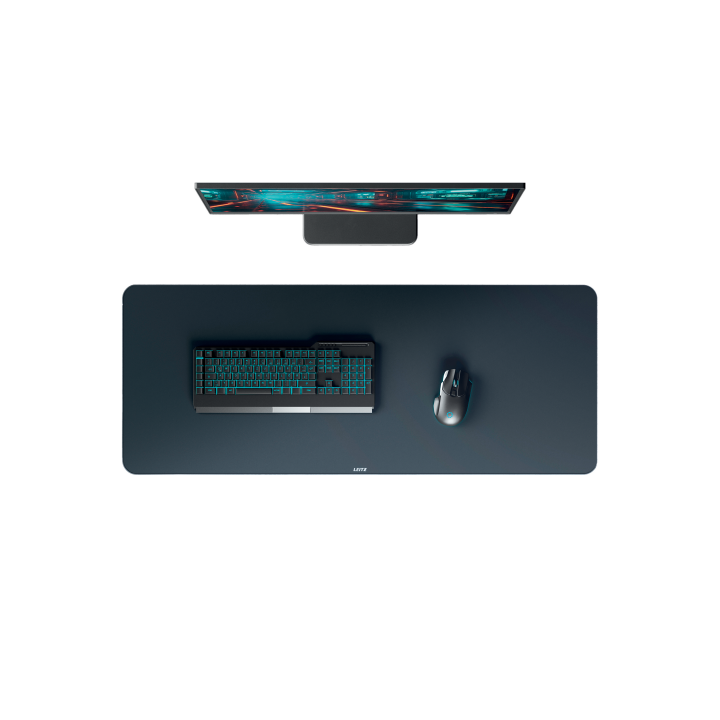 leitz alfombrilla de sobremesa xl 100 x 40 cm, gris terciopelo leitz 53840089