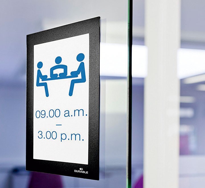 b. 2 marco durable duraframe adh a6 negro