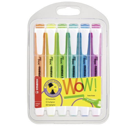 stabilo estuche 6 uds stabilo swing cool stabilo 275/6 3
