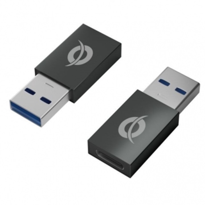 conceptronic kit adaptadores conceptronic usb 3.0 a usb tipo c macho   hembra 2 unidades