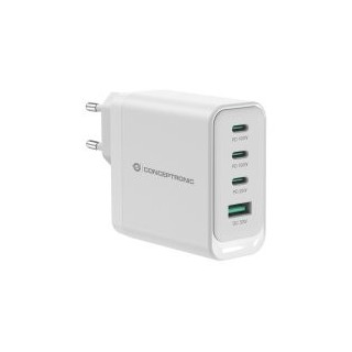 conceptronic cargador usb   c conceptronic 100w althea quick charge 3.0 pd  pps 3xusb   c 1xusb   a