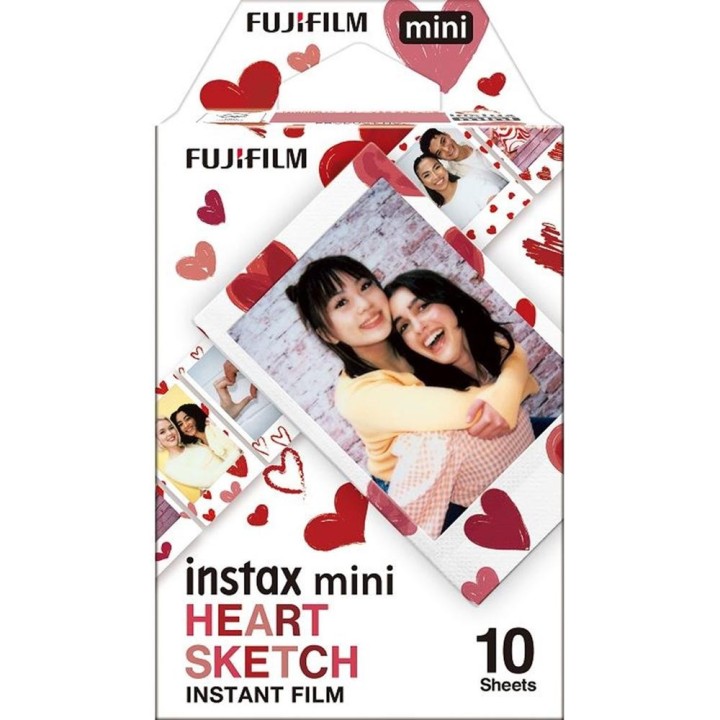 fujifilm pelicula fujifilm para instax mini heart sketch