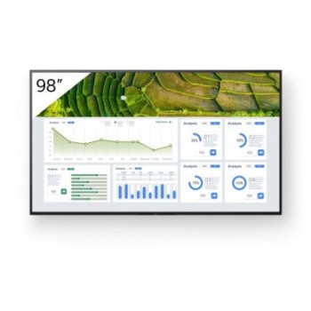 sony monitor profesional sony bravia 98 full array led resol.  4k / hdr / brillo 440 / operacion 24/