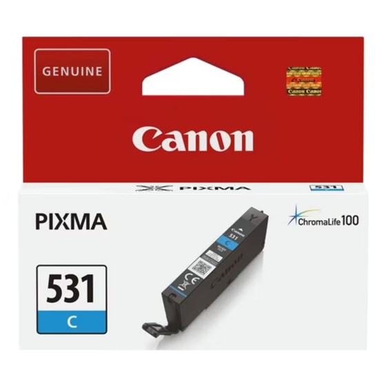 canon cartucho tinta canon cli   531c cian
