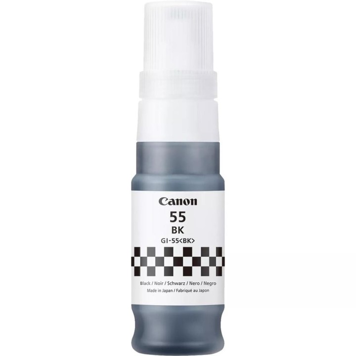 canon botella tinta canon gi   55 ink negro