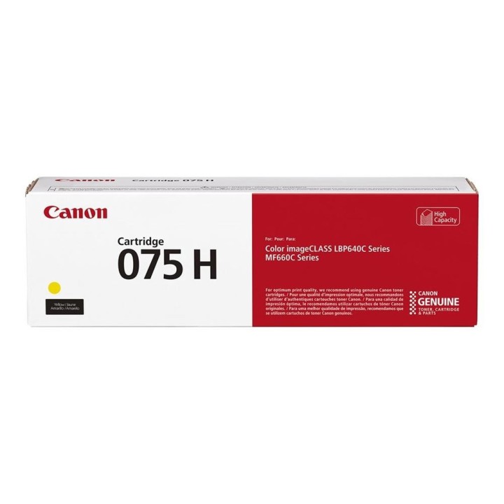 canon toner canon 075 h amarillo para cl mfp   sfp