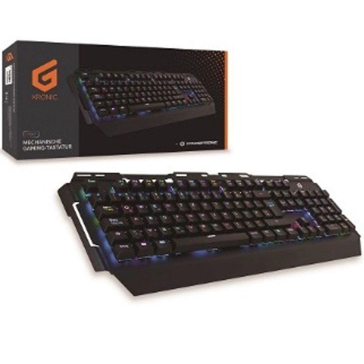 conceptronic teclado gaming conceptronic kronic01es mecanico rgb usb 8 teclas programables