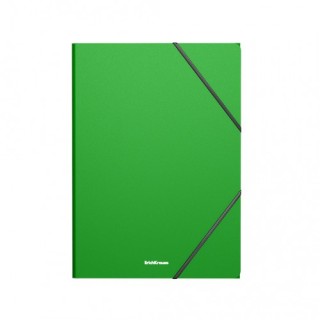 erich krause carpeta con gomas elasticas matt classic, a4, verde erich krause 53323  pack  4 unidade