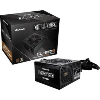 asrock fuente alimentacion asrock cl 650b,psu,650w,80 plus bronze,120mm,active pfc,pci e  6+2 pin x4