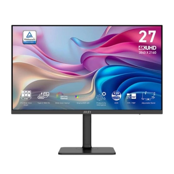 msi md272uphg monitor 27 4k 2hdmi dp usbc mm aa