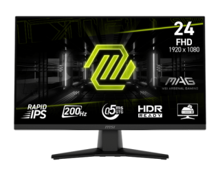 msi msi mag 242f pantalla para pc 60,5 cm  23.8  1920 x 1080 pixeles full hd lcd negro