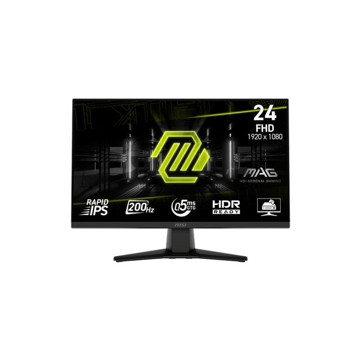 msi msi mag 242f pantalla para pc 60,5 cm  23.8  1920 x 1080 pixeles full hd lcd negro