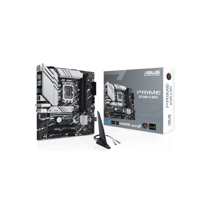 asus placa asus prime b760m a wifi,intel,1700,b760,4ddr5,128gb,2hdmi+dp,4sata+2m.2,2usb 3.2+usb c,2.