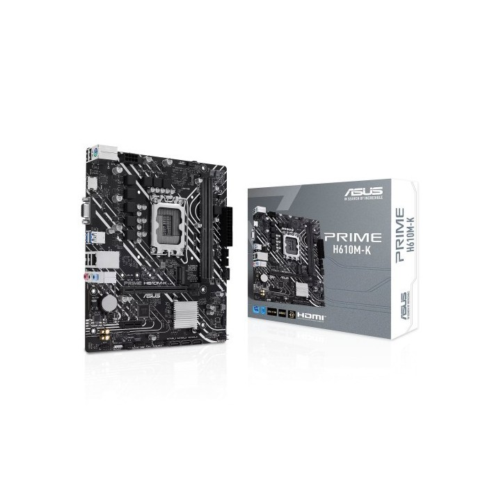 asus placa asus prime h610m k,intel,1700,h610,2ddr5,96g,vga+hdmi,gblan,4sata3+m.2,3usb3.2,matx