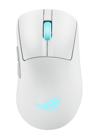 asus asus rog keris ii origin wht raton juego mano derecha rf wireless + bluetooth + usb type a opti