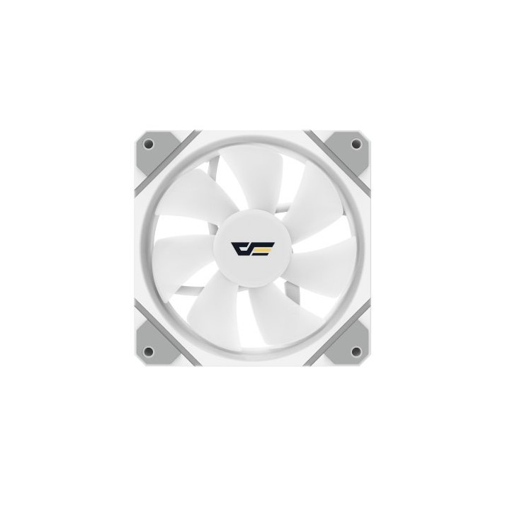 ventilador darkflash dm12 pro 3en1 blanco pack de 3 fans 120mm argb y pwm