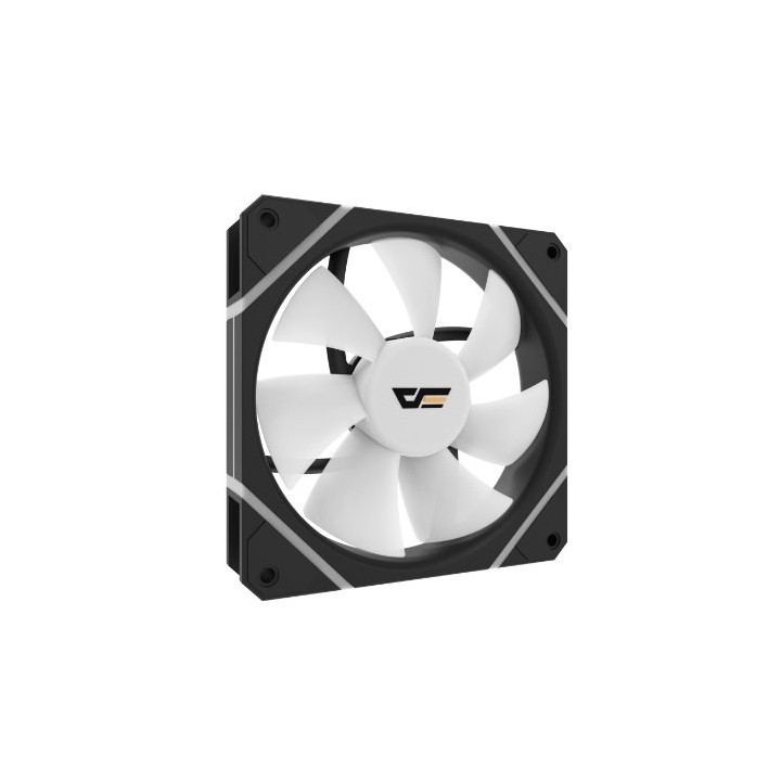 ventilador darkflash dm12 pro 3en1 negro pack de 3 fans 120mm argb y pwm