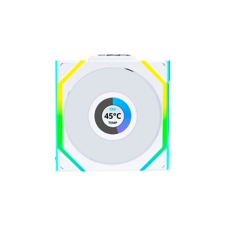 ventilador 120x120 lian li unifan sl wireless white 3 pack receiver wireless controller 1 3 sata