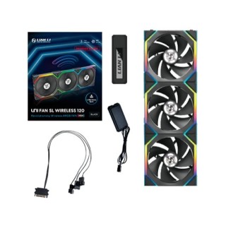 ventilador 120x125 lian li unifan sl wireless reverse bk 3 pack receiver wireless controller 1 3 sat