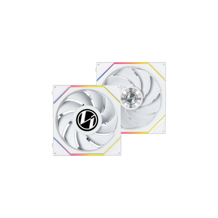 ventilador 120x120 lian li unifantl lcd wireless white r reverse 1.6 lcd l wireless argb 1900rpm 28.