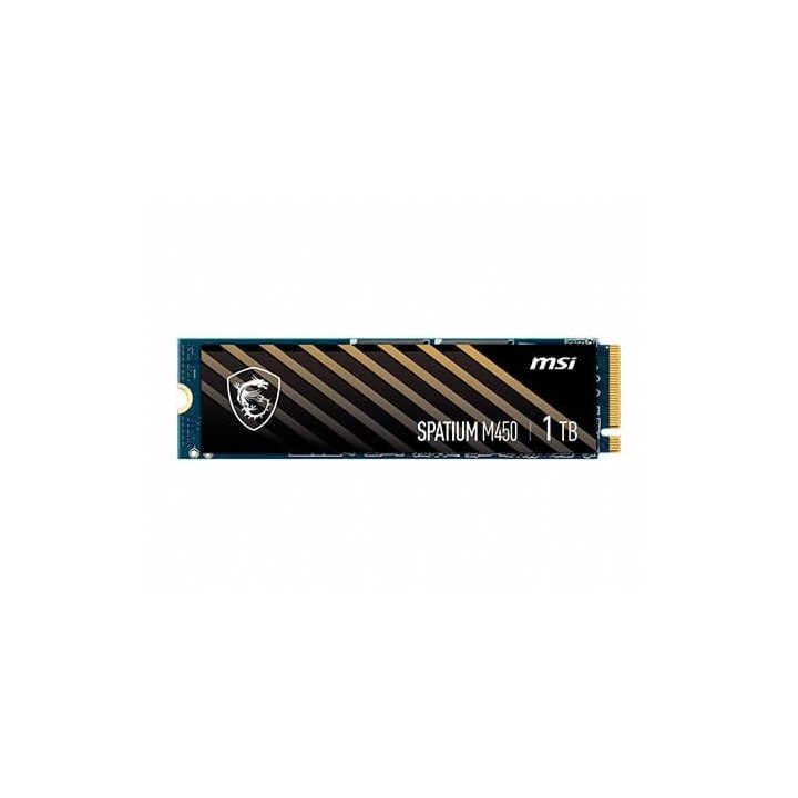 msi disco duro interno solido ssd msi spatium m450 1tb m.2 nvme pcie4