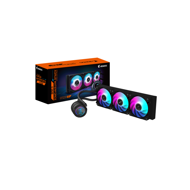 gigabyte gigabyte refrigeracion liquida aio aorus waterforce ii 360 para cpu   3 ventiladores argb d