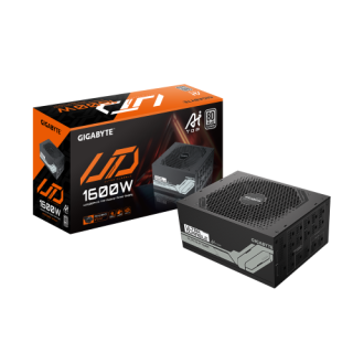 gigabyte gigabyte ud1600pm pg5 ai top fuente de alimentacion   pcie 5.0, 80 plus platinum, diseno to